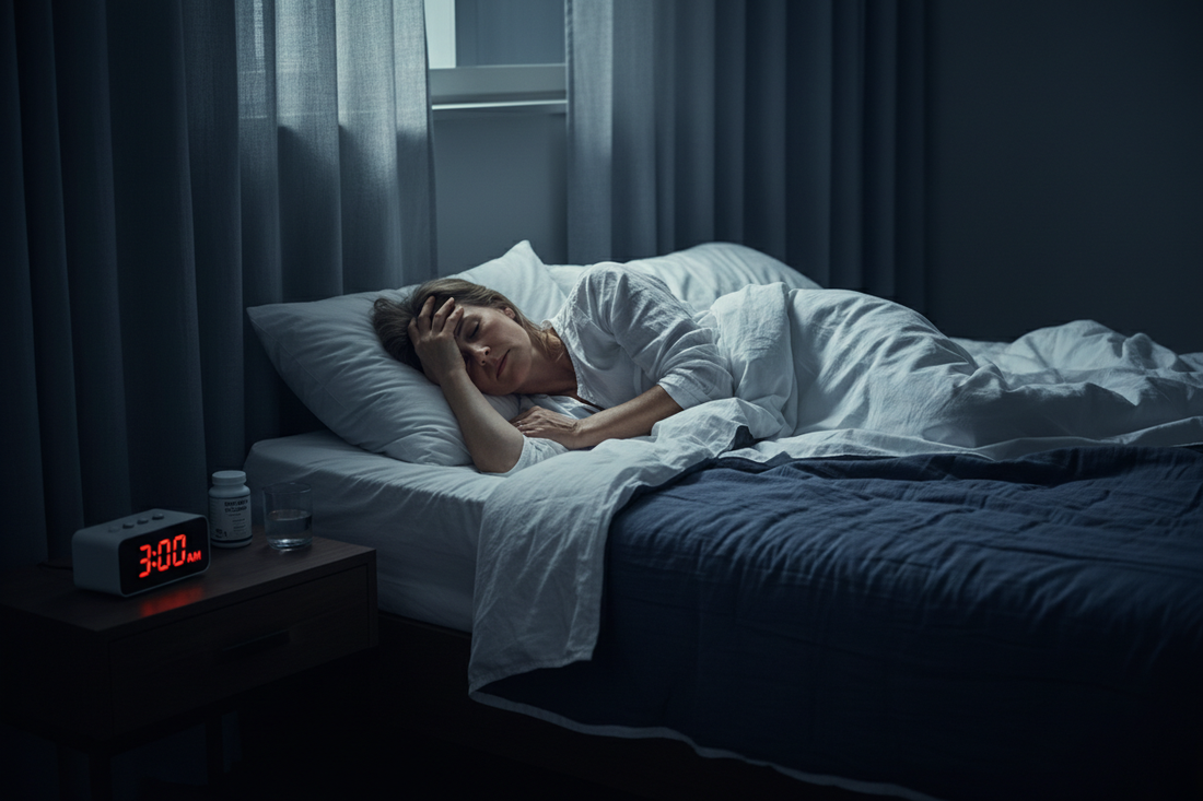 Break the 3AM Menopause Wake-Up Cycle: Natural Relief for Sleepless Nights